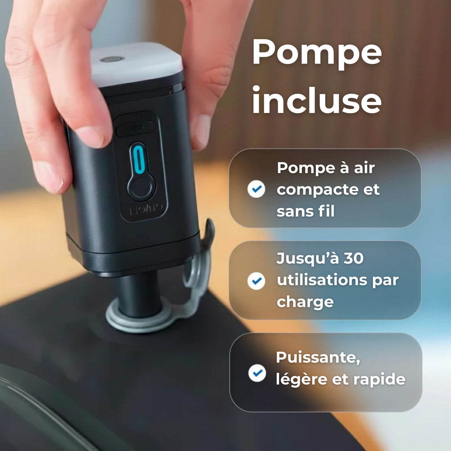 AeroKit Pro – Sac de compression avec pompe électrique